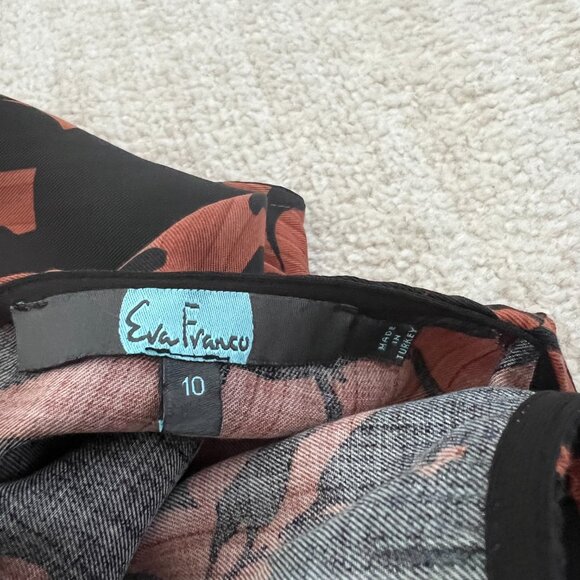 Anthropologie Eva Franco Floral Asymmetric Boho Maxi Dress 10 - Picture 2 of 10